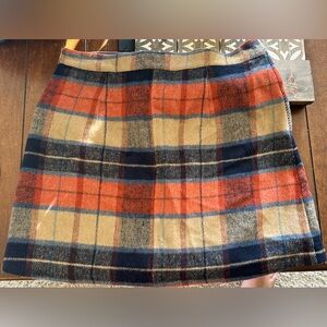 Lulu's Vibrant Orange and Navy Plaid Jacket